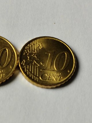 2 Monedas 10 Céntimos Euro  1999