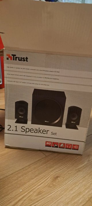 Set Altavoces Trust 2.1 Negro