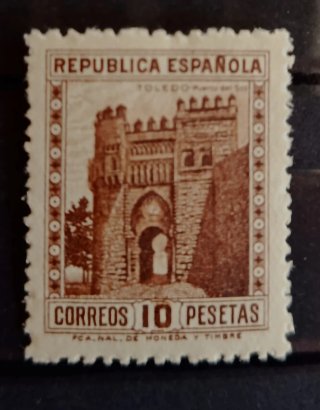 Sello República Española 1932 Toledo