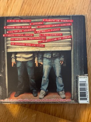 CD Estopa Voces de Ultrarumba