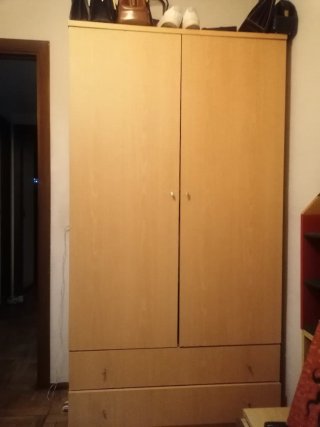 Armario 2 puertas madera