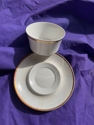 Vajilla Bidasoa 41 piezas Porcelana Oro