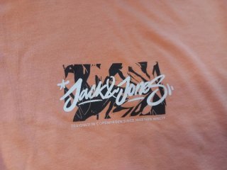 Camiseta Jack & Jones Naranja Talla S