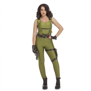 Disfraz Militar Fuerza Asalto Mujer Talla Única