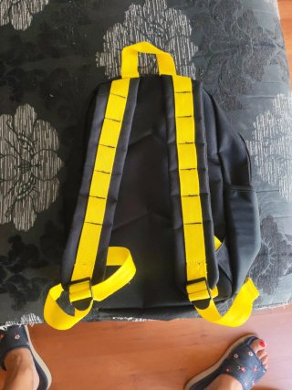 Mochila Escolar Ferrari Roja y Negra