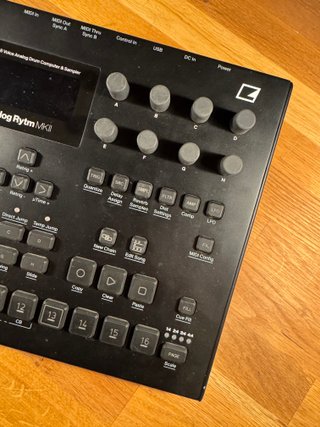 Elektron Analog Rytm MkII 2020 - Preto