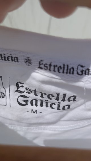 Camiseta Estrella Galicia Talla M