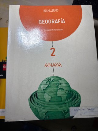 Geografía, 2 Bachillerato