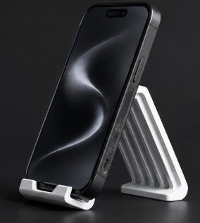 Suporte Headset c/ Suporte Smartphone Preto