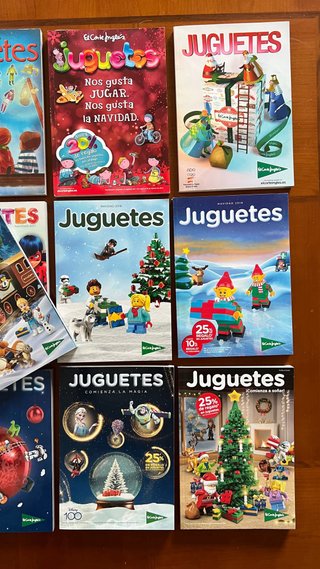 Lote Catálogos Juguetes El Corte Inglés