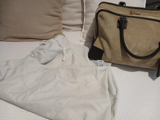 Bolso Loewe Amazona Beige/Marrón Piel