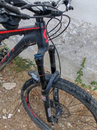 Bicicleta Enduro Scott Negra/Roja talla M