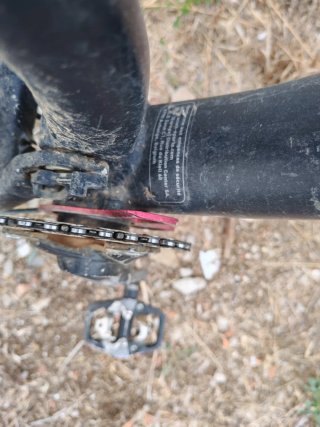 Bicicleta Enduro Scott Negra/Roja talla M