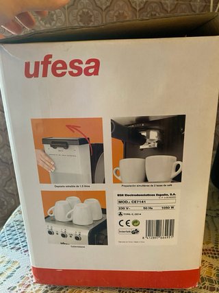 Cafetera Ufesa Duetto Creme