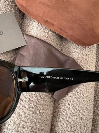 Gafas de sol inspo Tom Ford marrones+packaging
