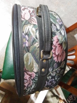 Bolsa de viaje floral lona