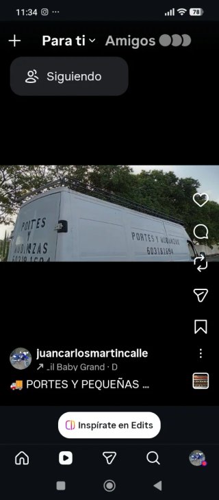 Portes y pequeñas mudanzas