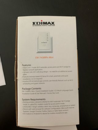 Ripetitore Wi-Fi Edimax Smart N300