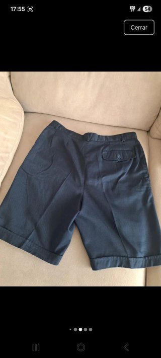 Bermudas caballero azul