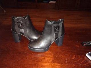 Botines negros con plataforma