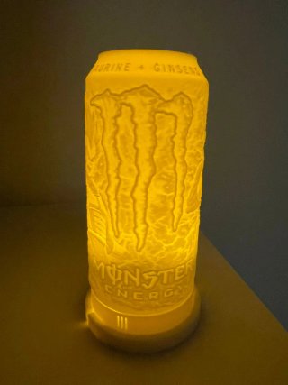 Luminaria Monster Energy Dragon Ball