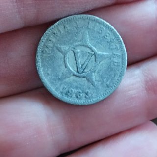 Moneda de Cuba 5 Centavos