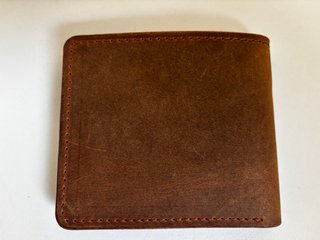 Cartera Cuero Artesanal hecha a mano
