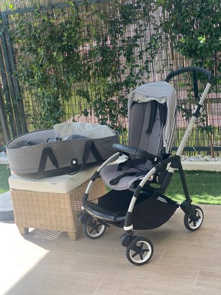 Bugaboo Bee 6 completo con passeggino e ovetto, sacco, abbigliamento