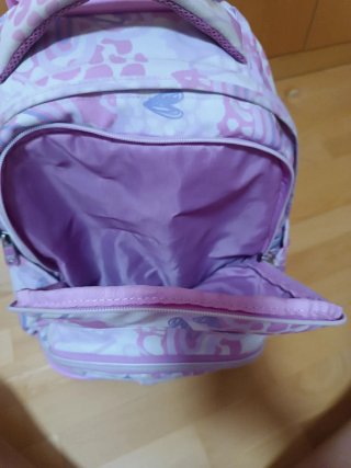 Mochila Totto con ruedas y estampado floral