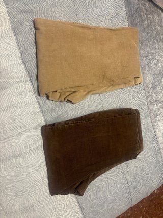 Lote 2 Pantalones Pana Talla 36