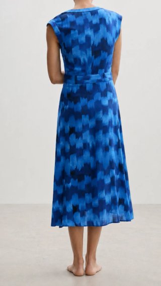 Vestido Mango Azul Talla M