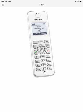 FRITZ!Fon M2 telefono DECT bianco
