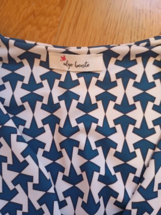 Vestido estampado sin mangas