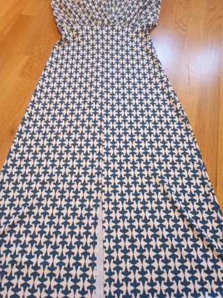 Vestido estampado sin mangas