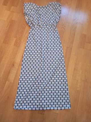 Vestido estampado sin mangas