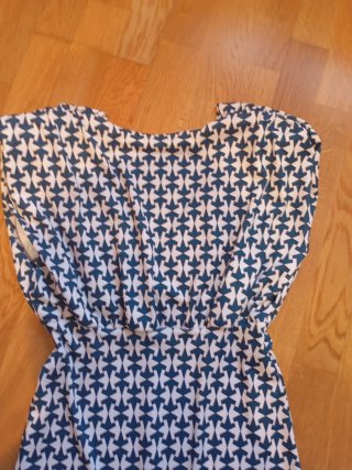 Vestido estampado sin mangas