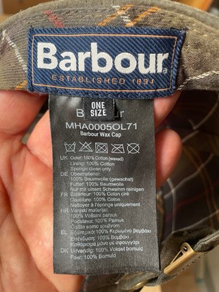 Gorra Barbour Baseball Verde