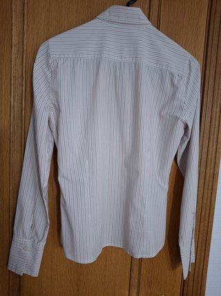 Camisa mujer Tintoretto. Talla S. Negro/gris/rosa