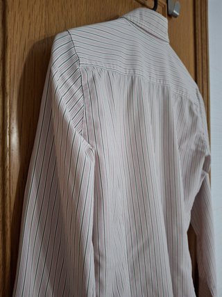 Camisa mujer Tintoretto. Talla S. Negro/gris/rosa