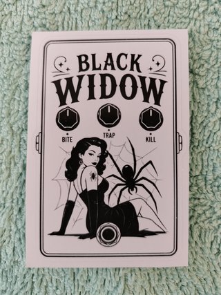 Pedales de guitarra Pin-Up Noir (3 Pegatinas)