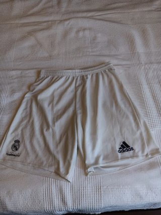 Real Madrid Adidas Pantalones Cortos Blancos