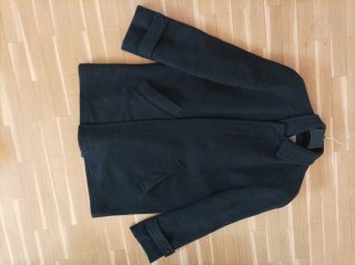 Abrigo lana 3/4 hombre gris