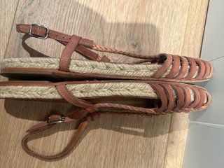 Sandalias Malababa Cuero Trenzado