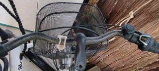 Bicicleta de paseo CONOR blanca cambio Shimano