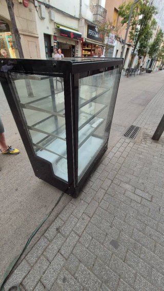 Expositor refrigerado cristal