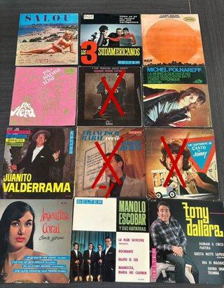 Lote 20 discos vinilo Mini