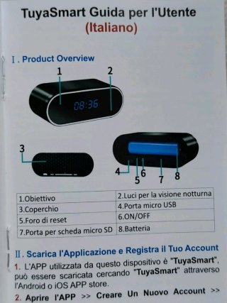 Sveglia Digitale Smart WiFi 2.4/5G nuova