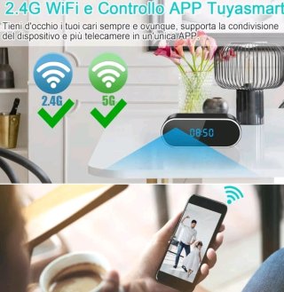Sveglia Digitale Smart WiFi 2.4/5G nuova