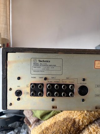 Amplificador Technics SU-7100 Prata