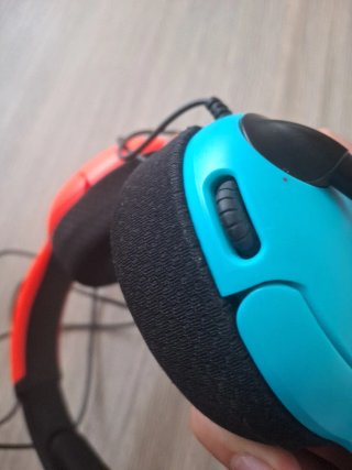 Cascos gaming Nintendo Switch/PC Azul/Rojo